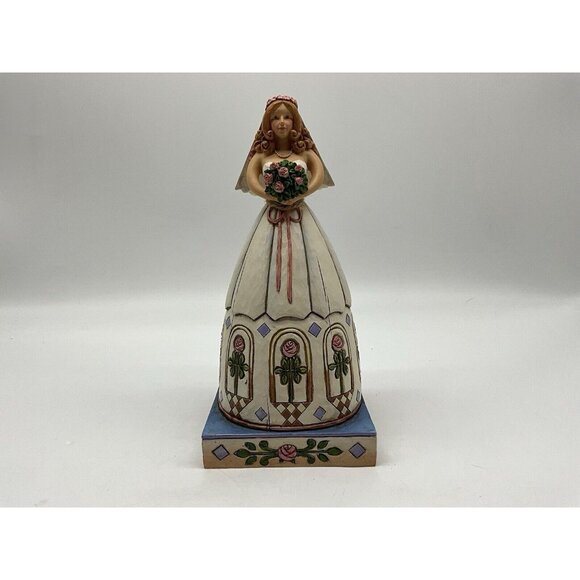 Jim Shore Heartland Creek Vintage "From This Day Forward" Bride Resin Figurine - Picture 7 of 16
